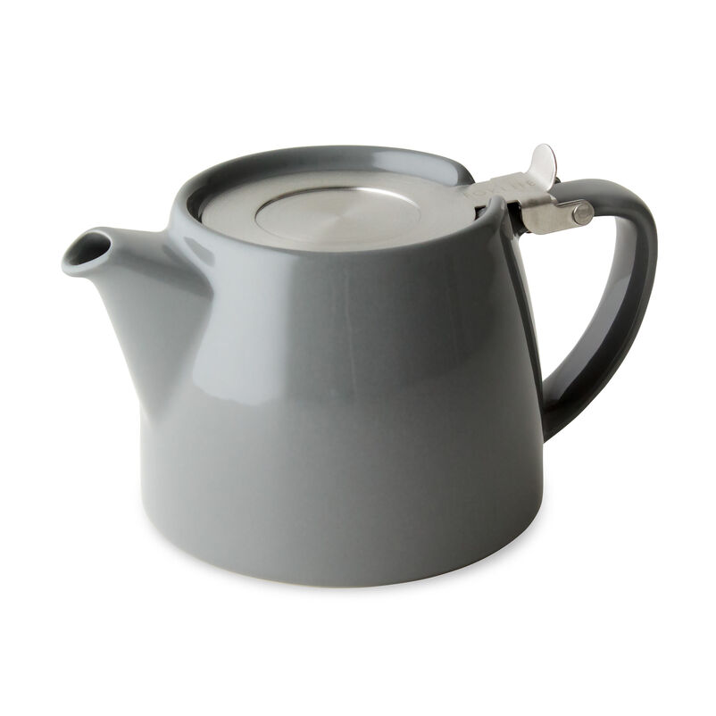 ForLife Grey Stump Teapot with Infuser Teapots Whittard of Chelsea