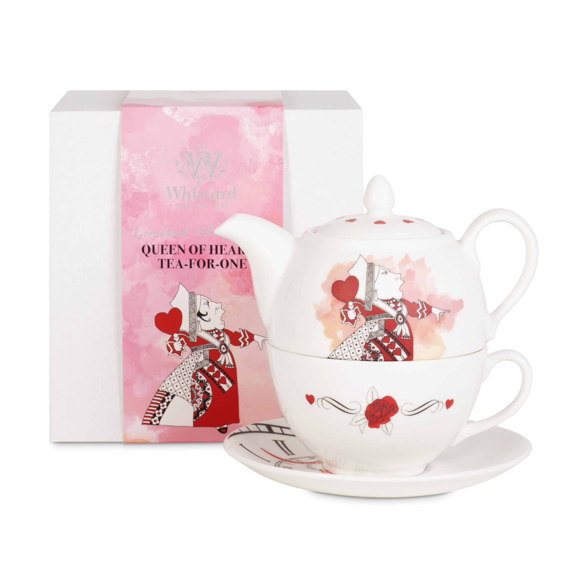 Limited Edition Queen of Hearts Tea for One Whittard of Chelsea