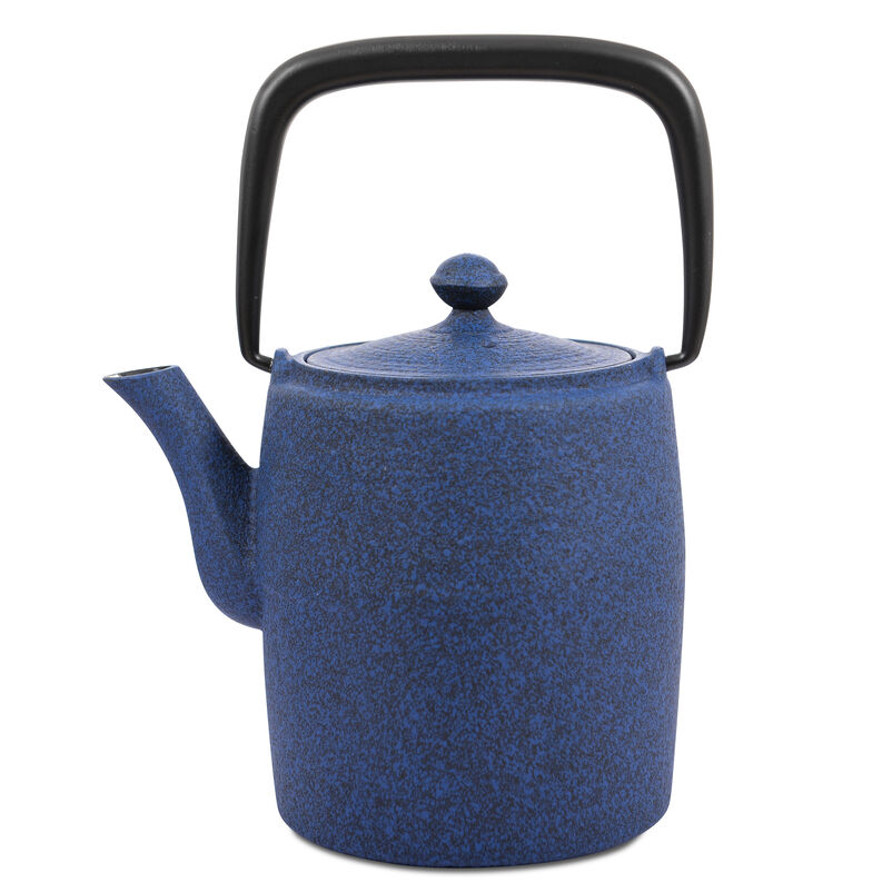 Japanese Tetsubin Medium Blue Cast Iron Teapot Whittard of Chelsea