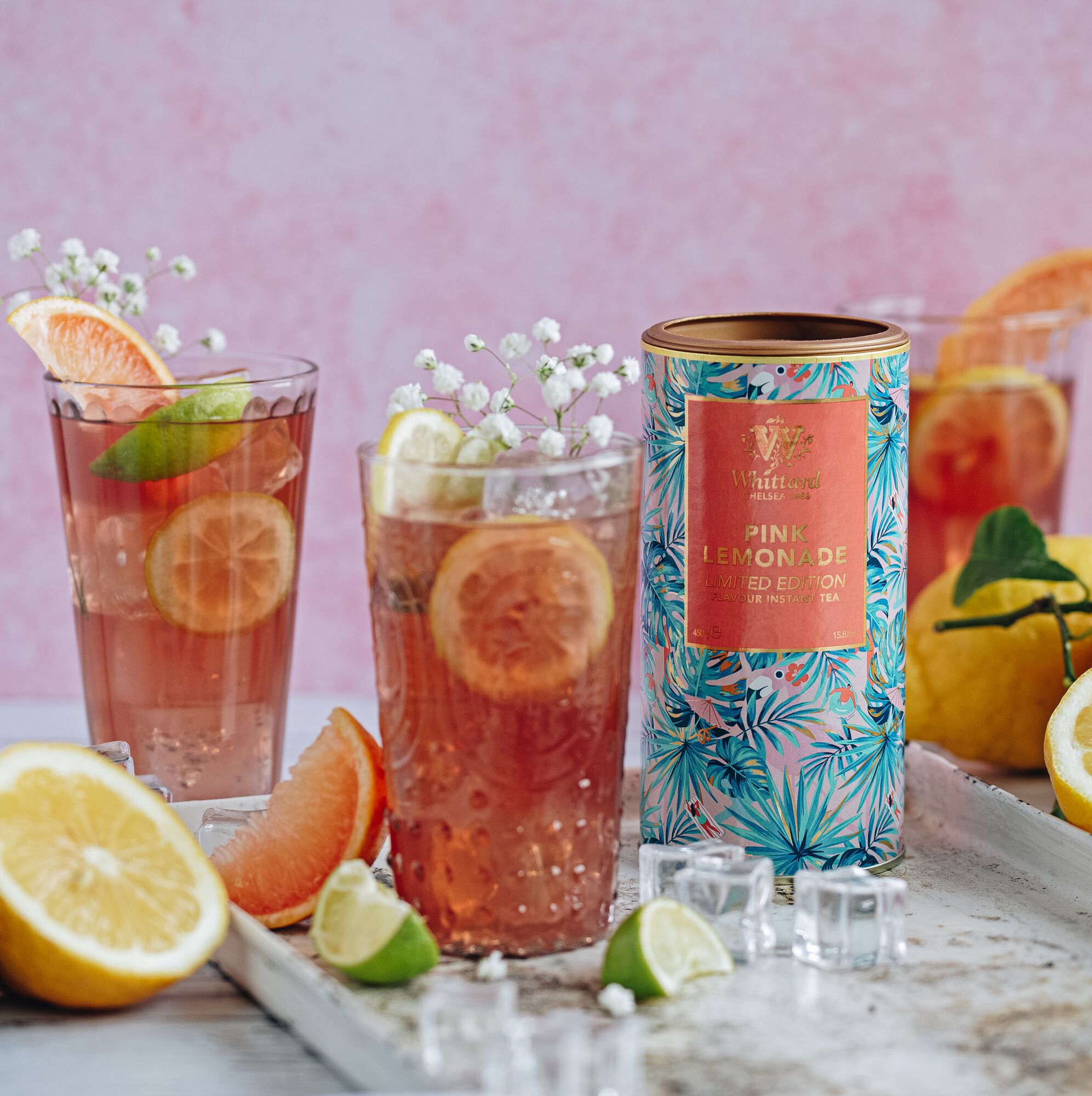 Pink Lemonade Flavour Instant Tea