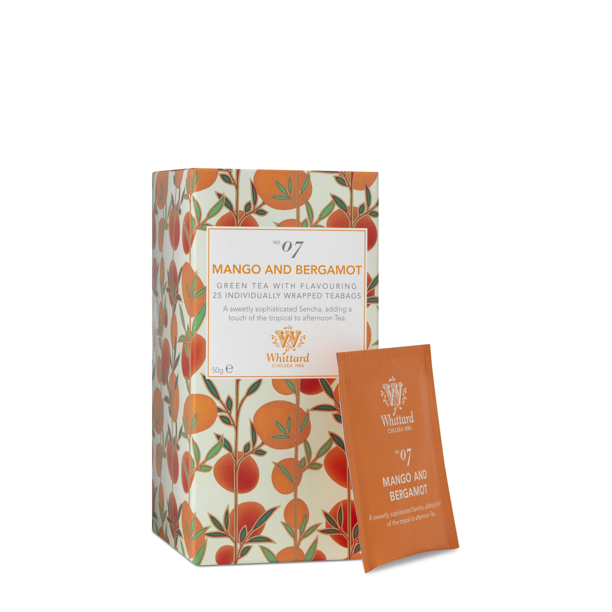 Tea Discoveries Mango and Bergamot Teabags | Whittard of ...