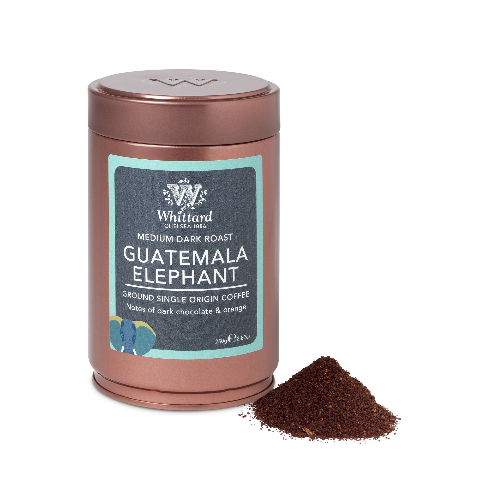 Guatemala Elephant Ground Coffee Caddy Whittard of Chelsea