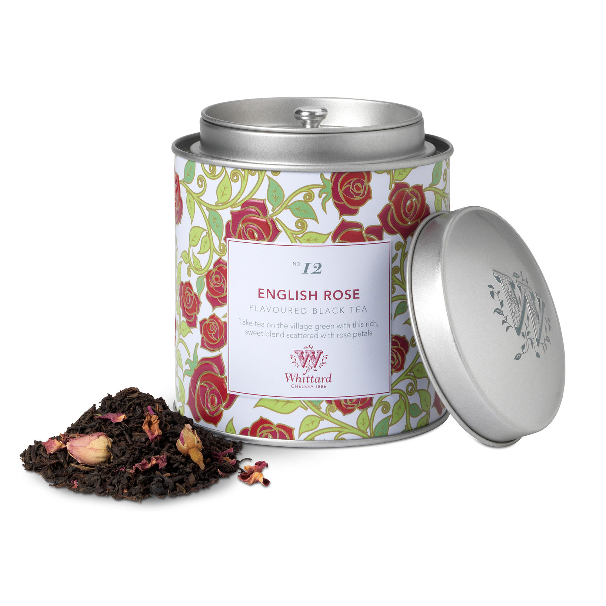 Tea Discoveries English Rose Tea Caddy Whittard of Chelsea