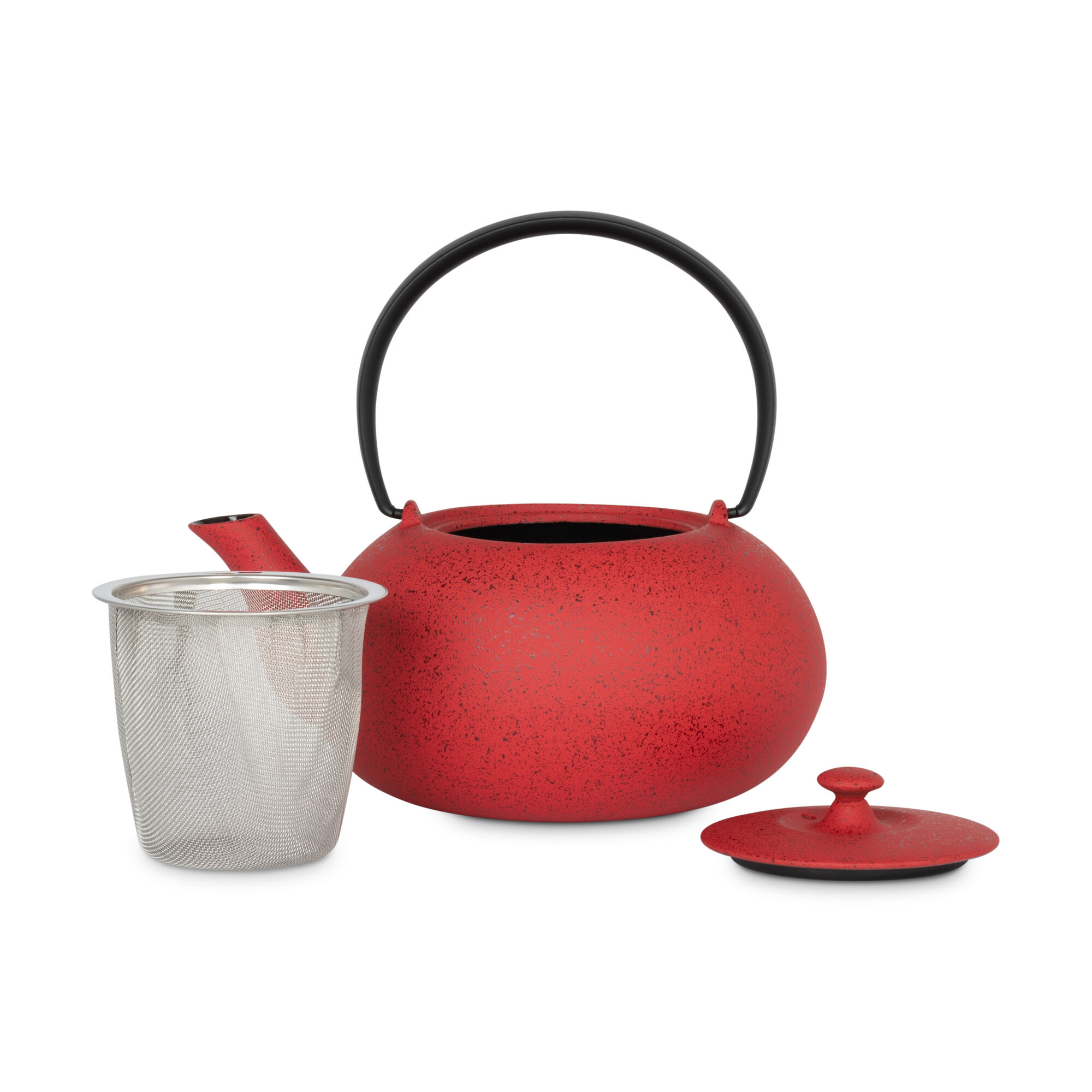 Japanese Tetsubin Red Cast Iron Teapot Whittard of Chelsea