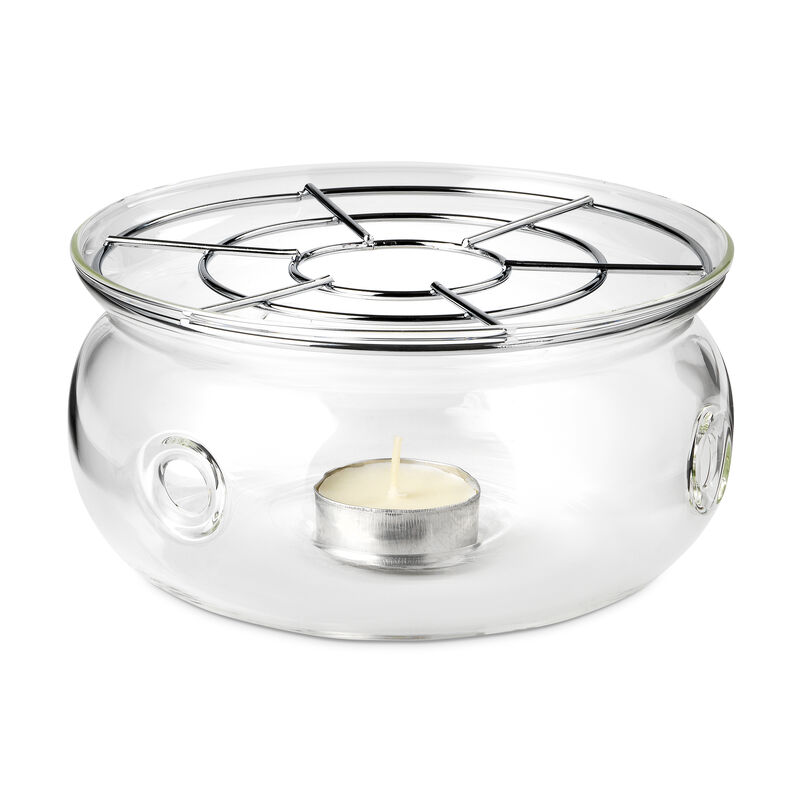Glass Teapot Warmer Tea Gifts Whittard of Chelsea