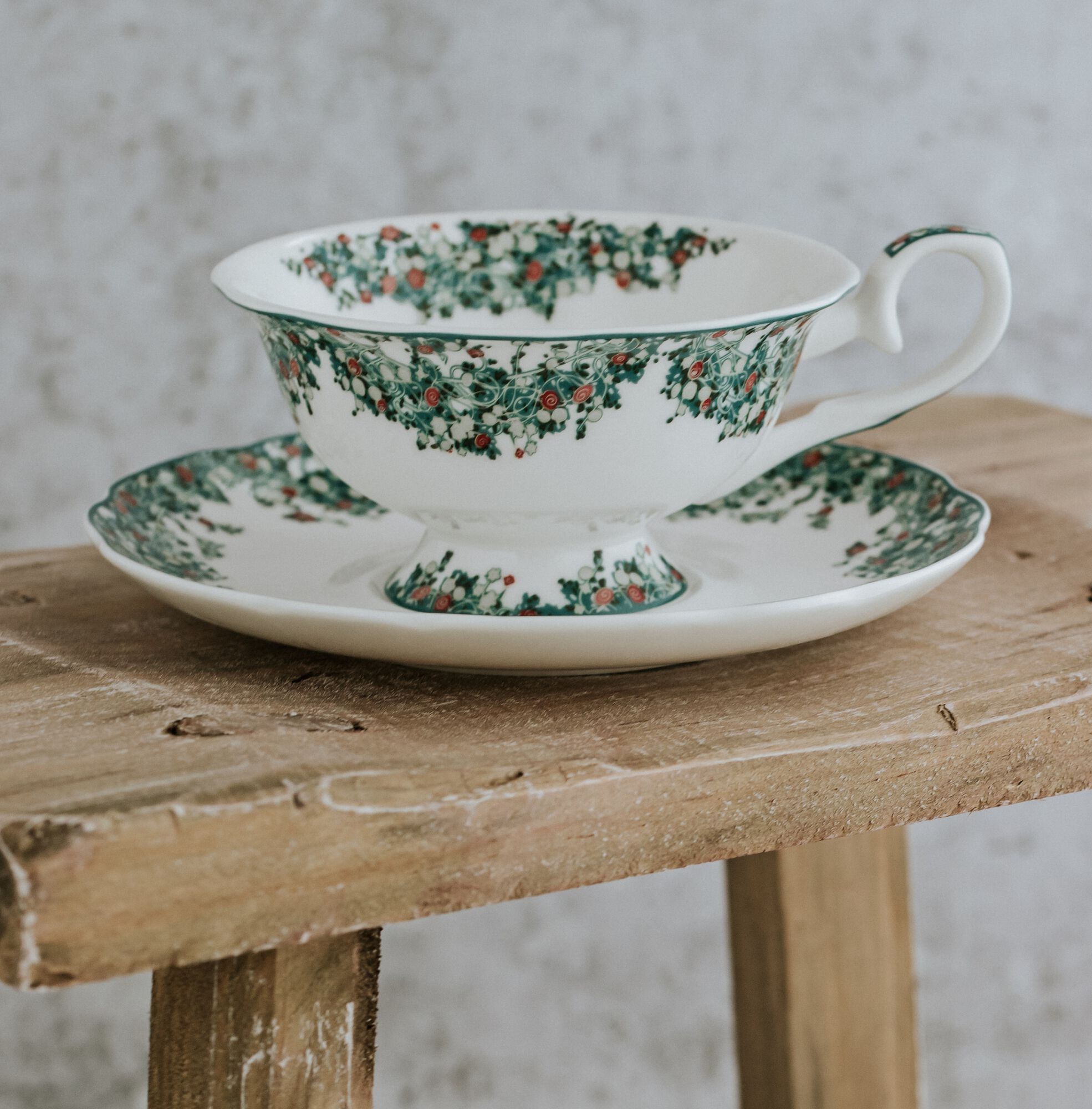Chelsea Garden Tea Cup & Saucer Whittard of Chelsea