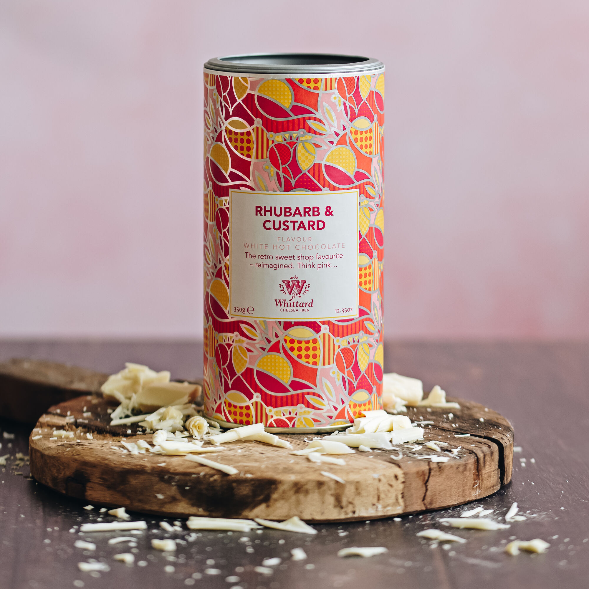 Limited Edition Rhubarb & Custard Flavour White Hot Chocolate