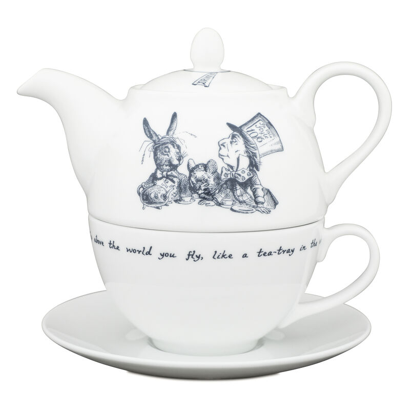 Tea Cups Alice In Wonderland Tea For One Set Alice In Wonderland