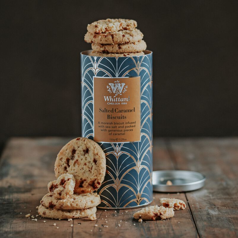 Salted Caramel Biscuits Biscuits Whittard of Chelsea