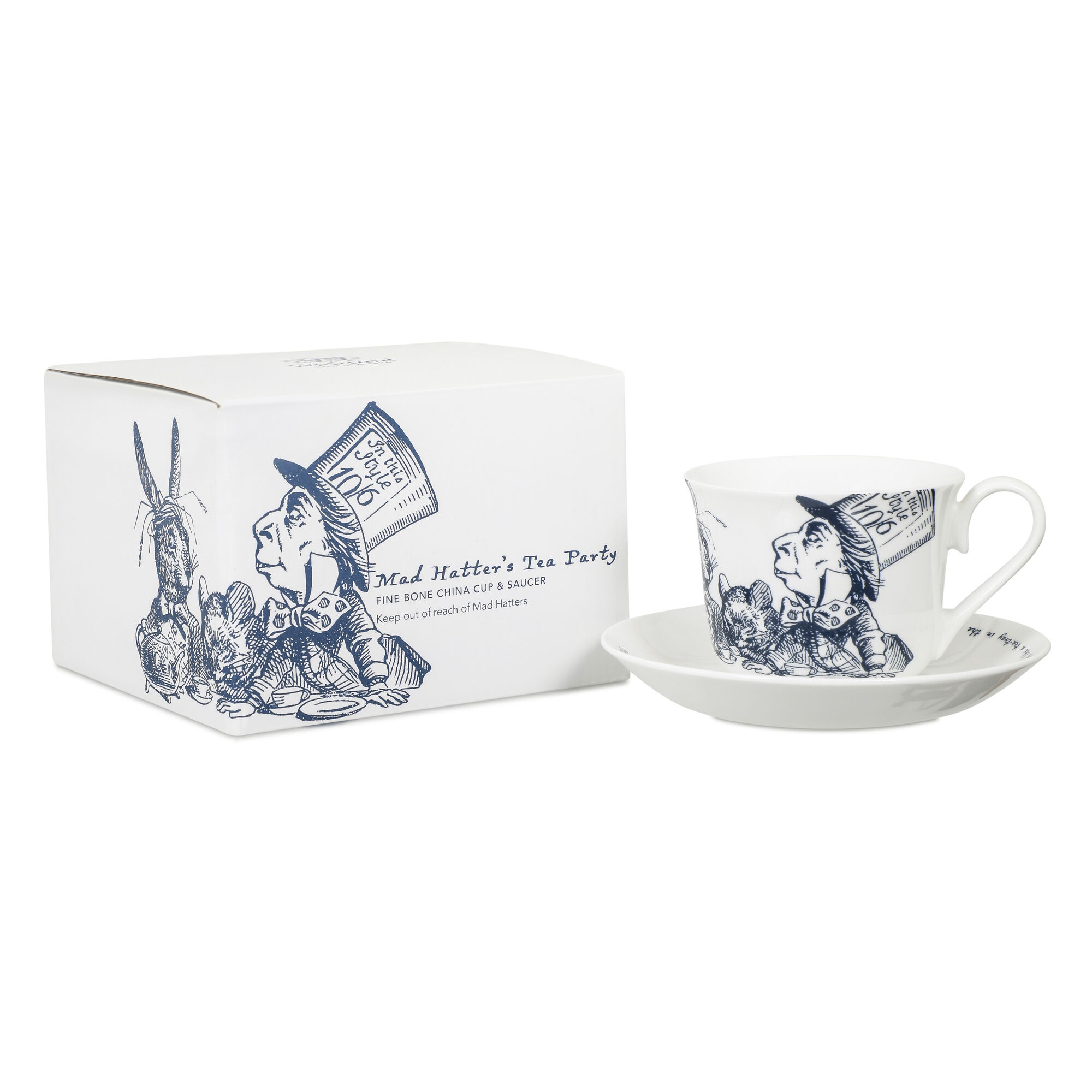 Alice in Wonderland Cup and Saucer Whittard of Chelsea
