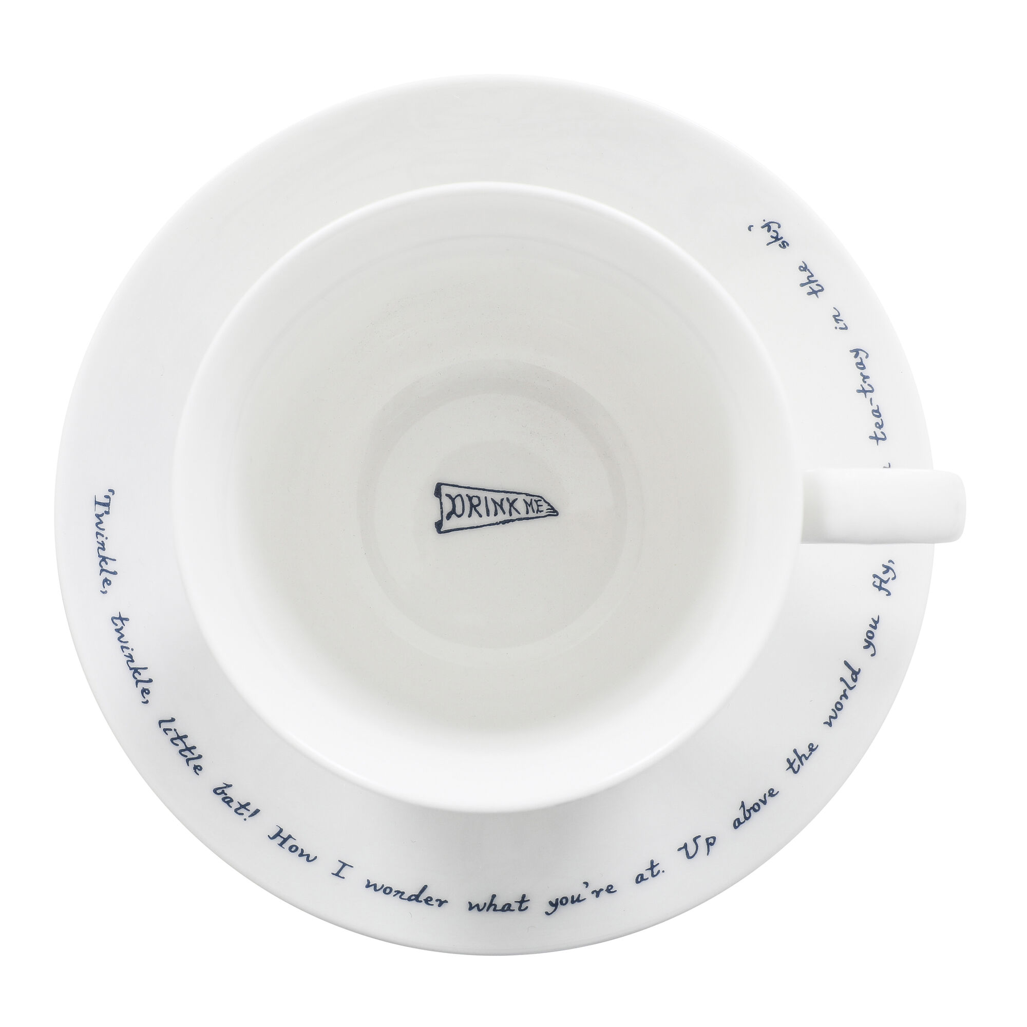 Alice in Wonderland Cup and Saucer Whittard of Chelsea