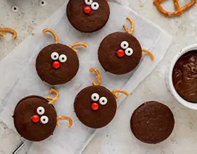 Chocolate Hazelnut Rudolph Biscuit Recipe