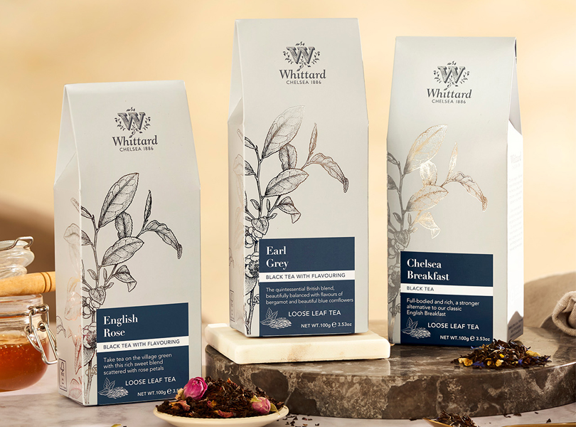 Whittard of Chelsea English Rose Loose Leaf Tea Range