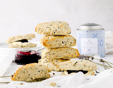 EARL GREY LAVENDER SCONES