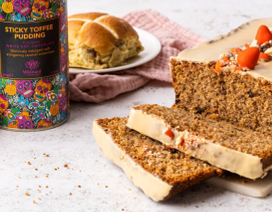 Sticky Toffee Hot Cross Loaf Cake Recipe