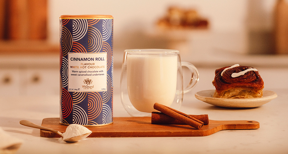 Cinnamon Roll White Hot Chocolate
