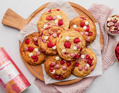 Raspberry Ripple Cookie Recipe