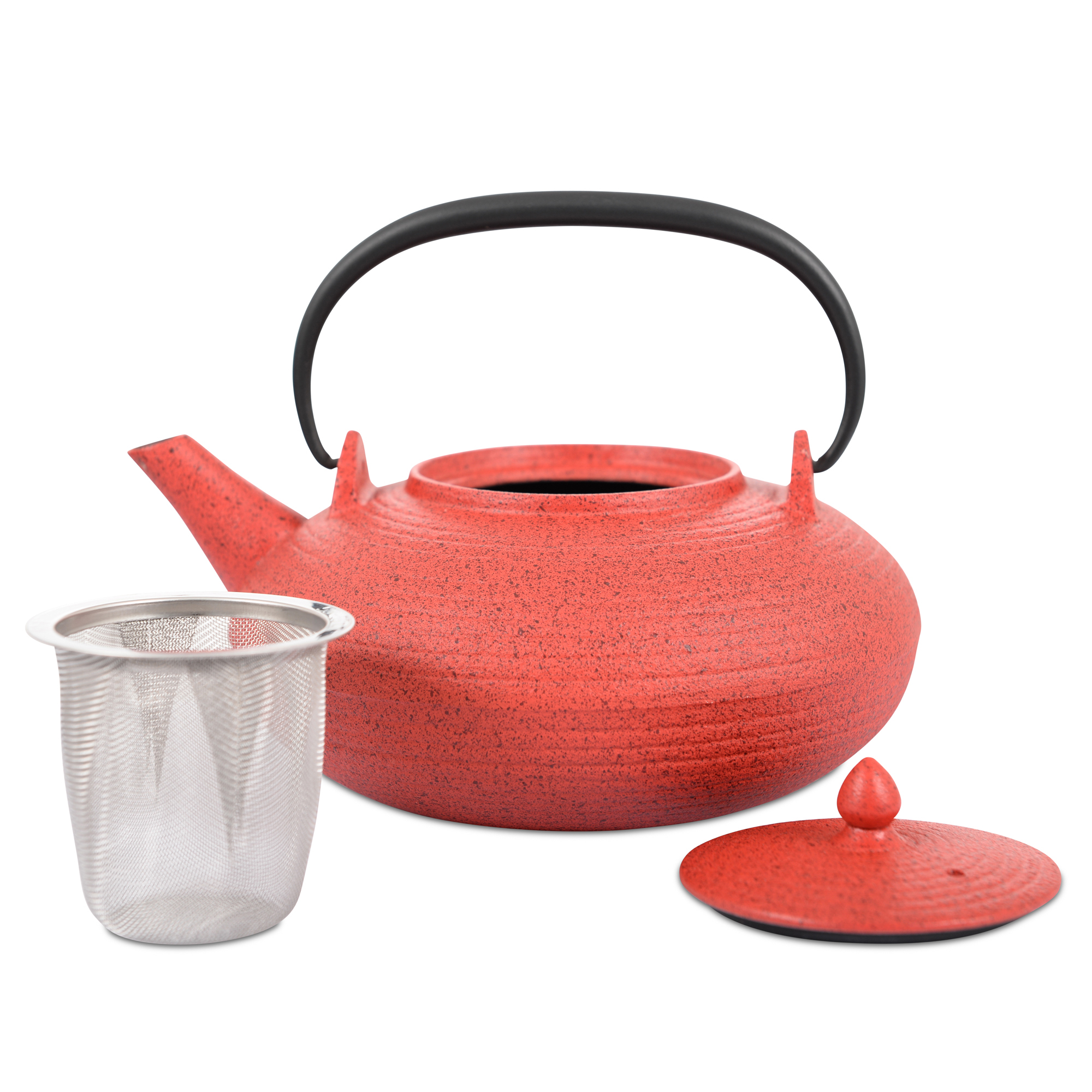 Japanese Tetsubin Red Cast Iron Teapot Whittard of Chelsea