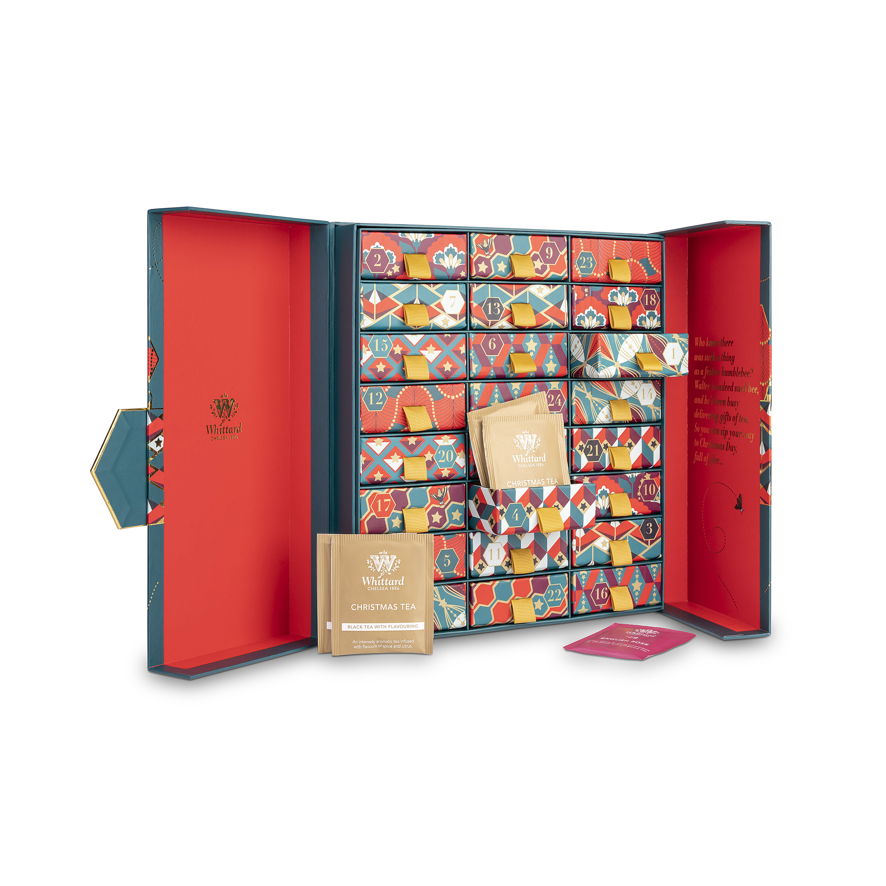 The Luxury Tea Advent Calendar Whittard of Chelsea