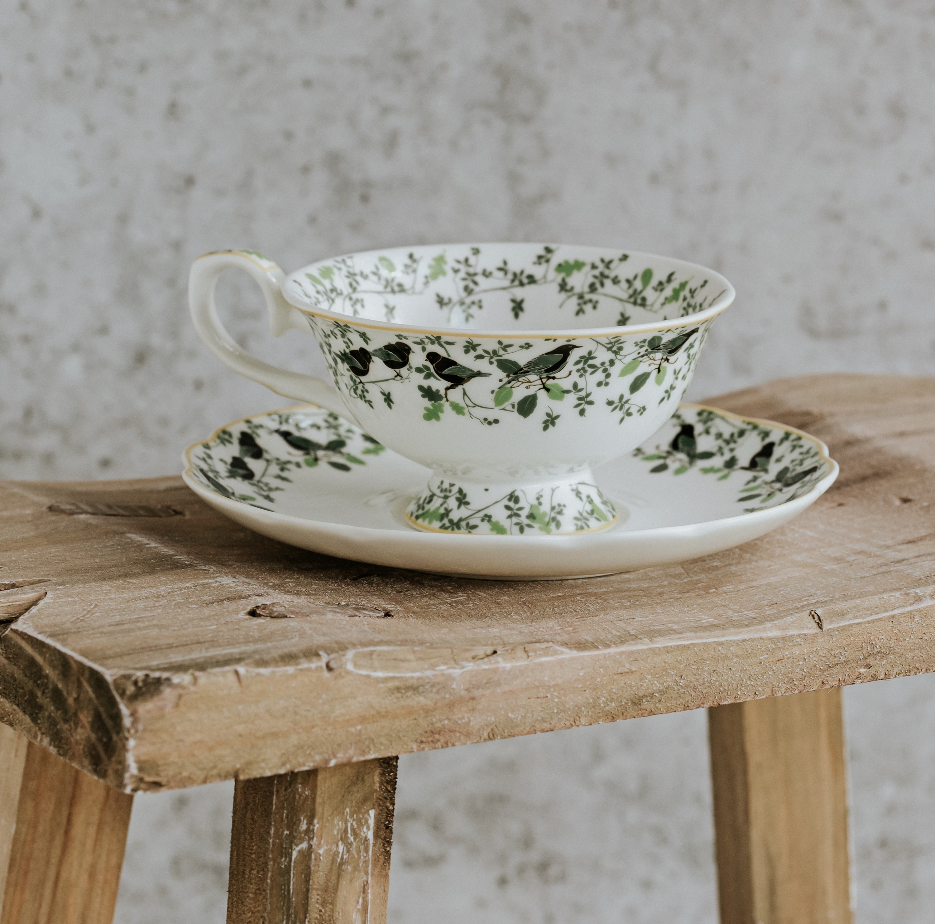 English Breakfast Tea Cup & Saucer Whittard of Chelsea