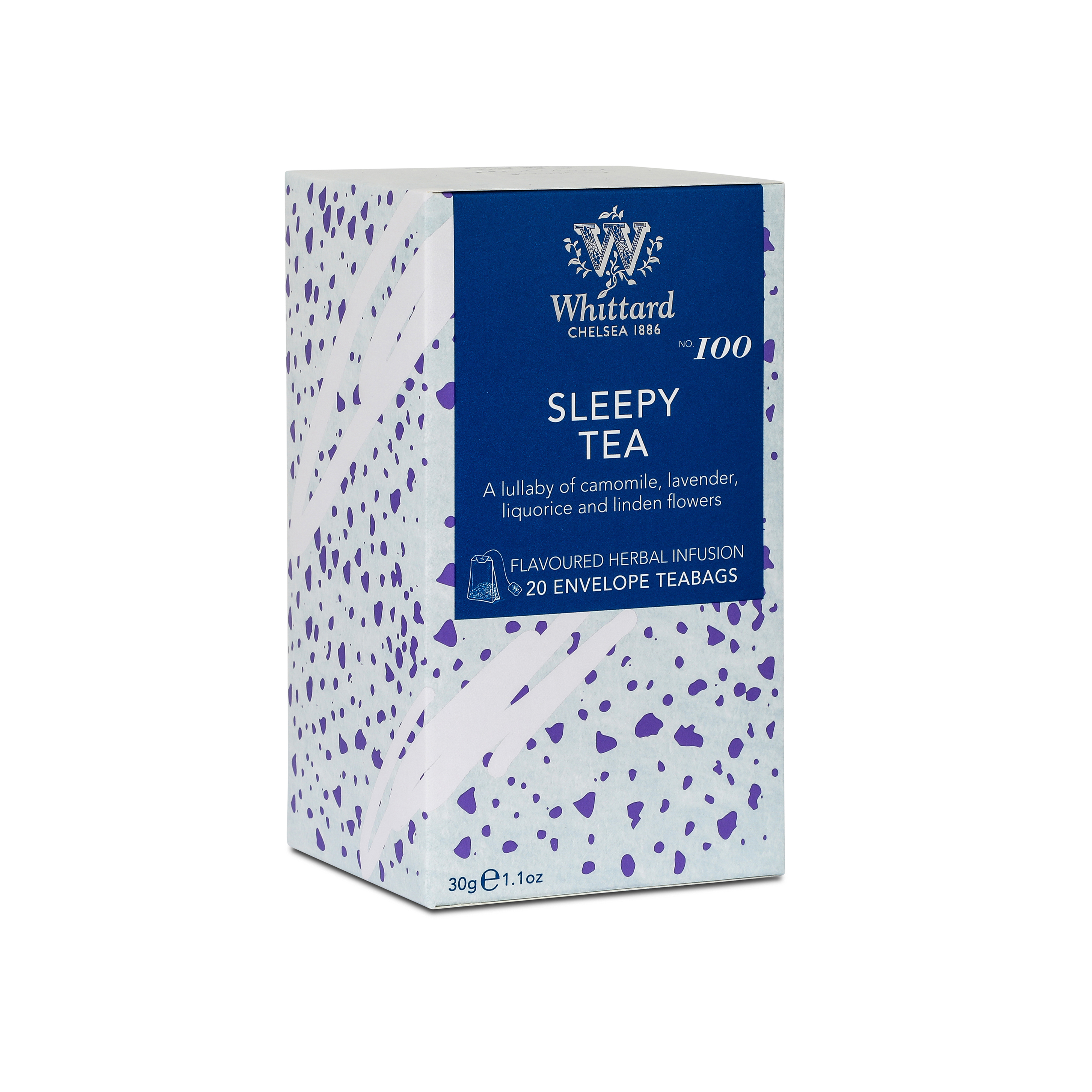 Sleepy Tea Teabags Wellness Tea Whittard of Chelsea