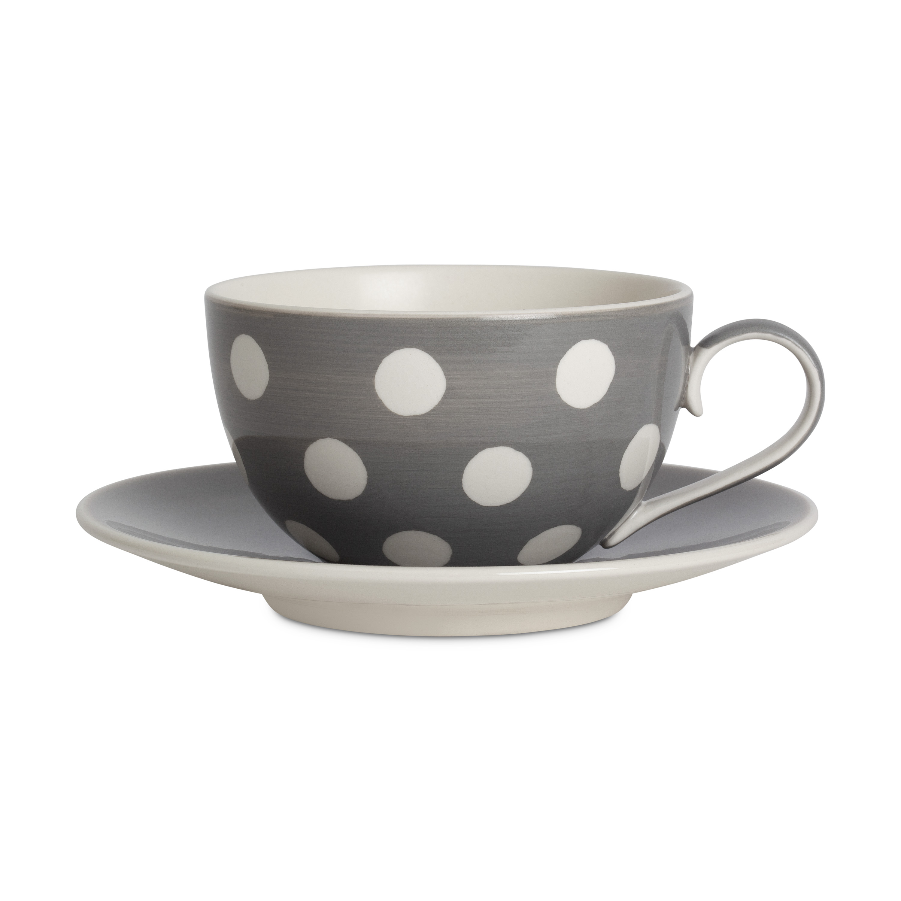 Florence Grey Cup and Saucer Whittard of Chelsea