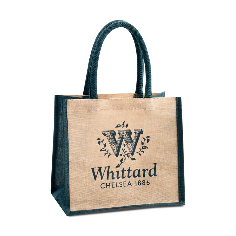 Whittard Small Jute Cotton Reusable Bag