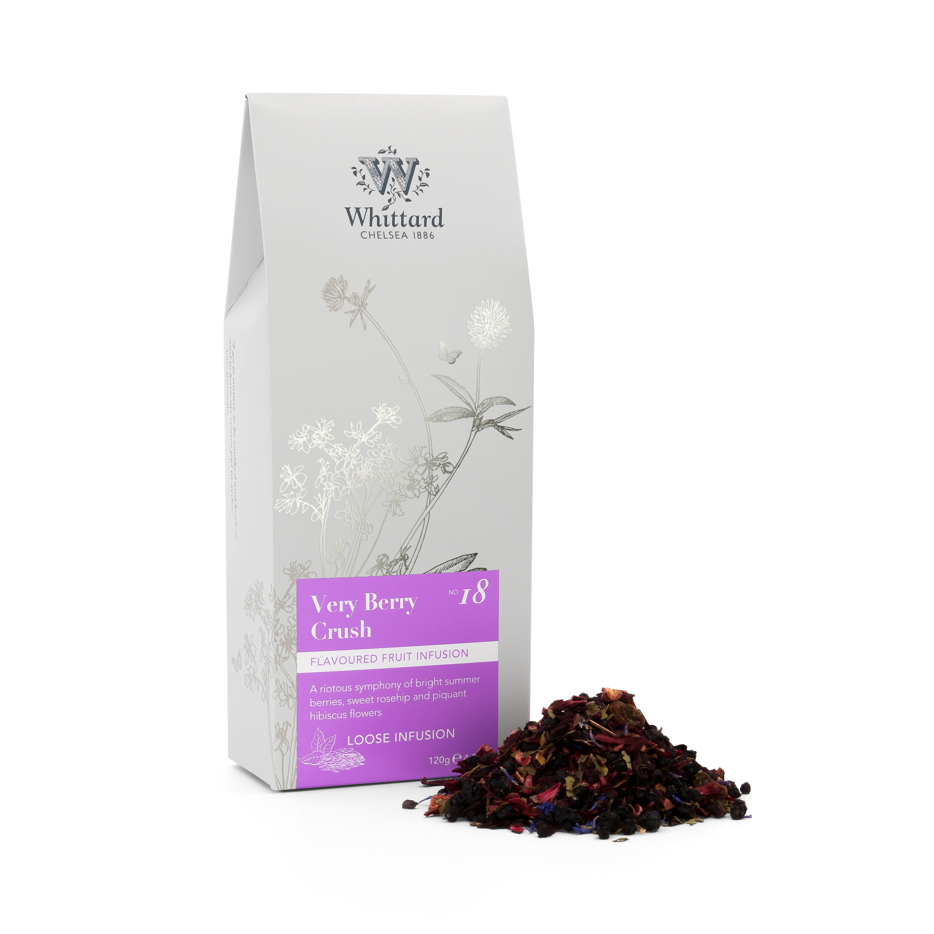 Whittard Very Berry Crush Loose Fruit Infusion 120g
