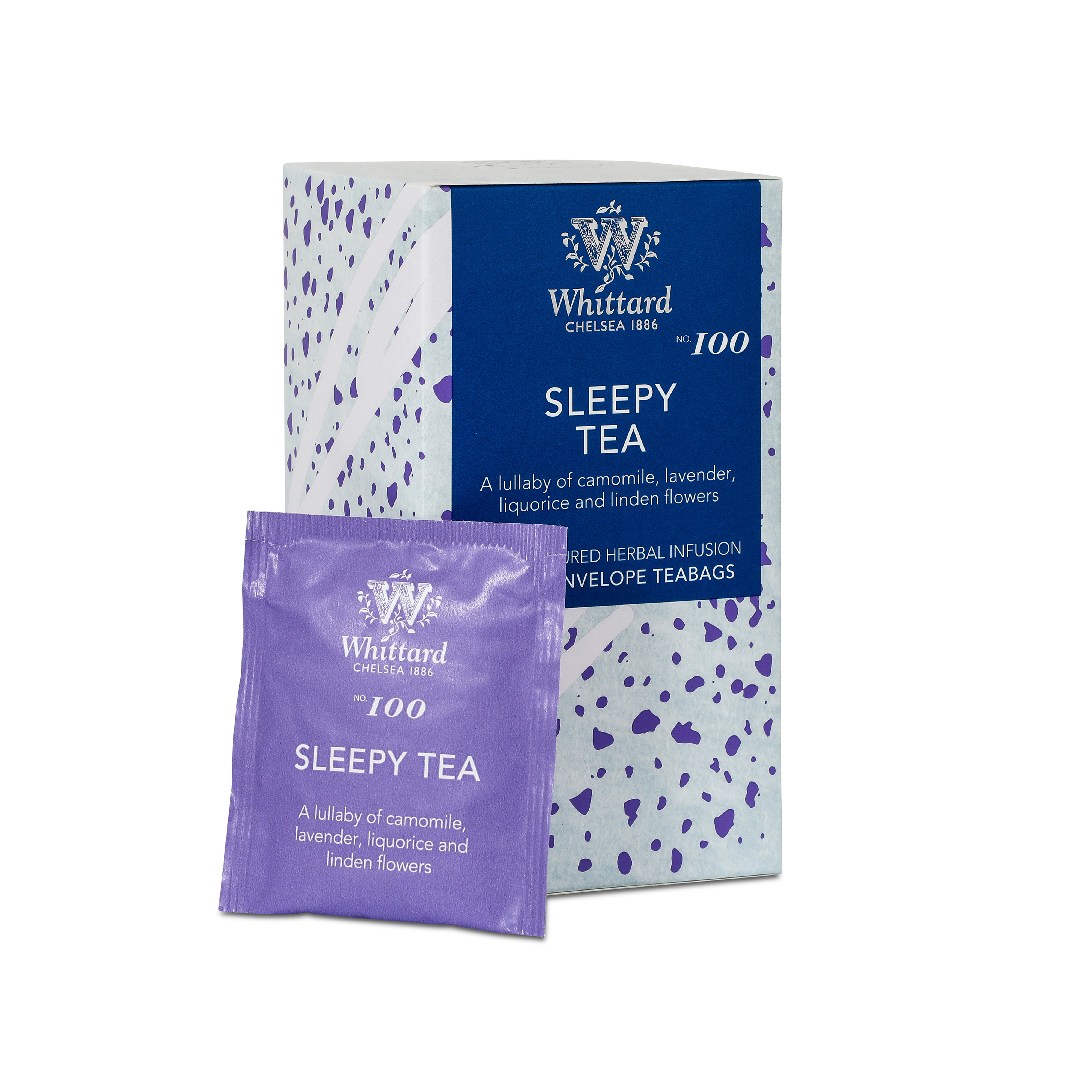 Sleepy Tea Teabags Wellness Tea Whittard of Chelsea