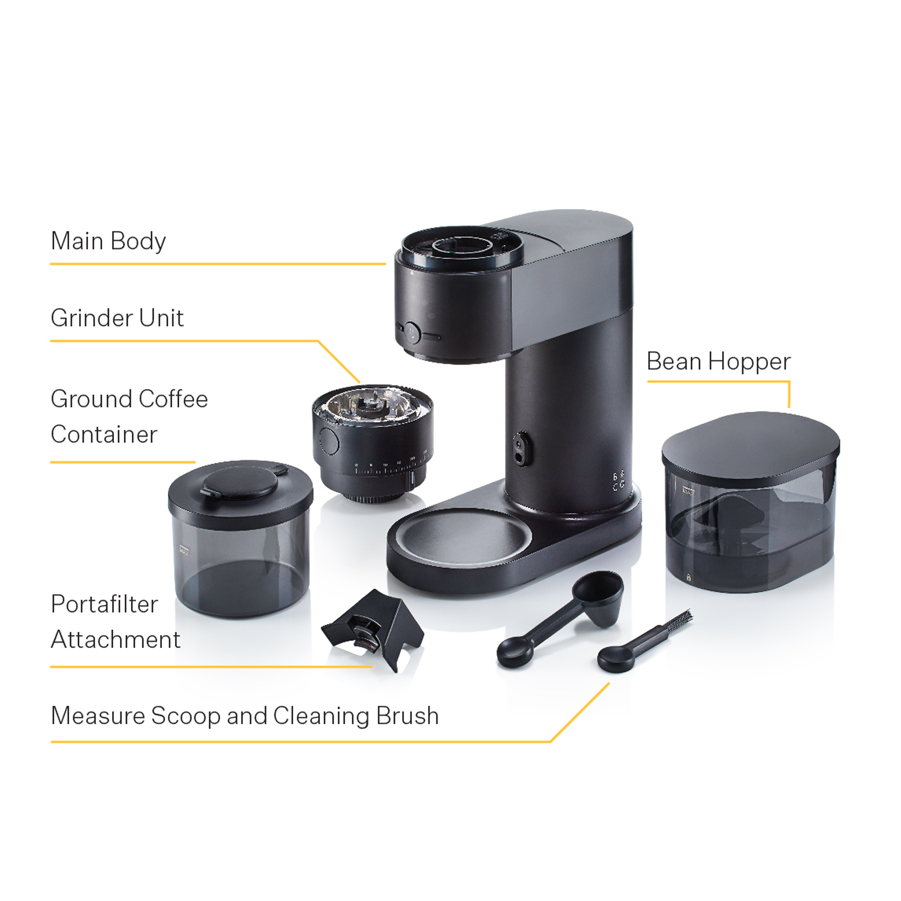 Barista and Co Core All Grind Electric Coffee Grinder Whittard of Chelsea